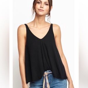 Free people swing tank in black